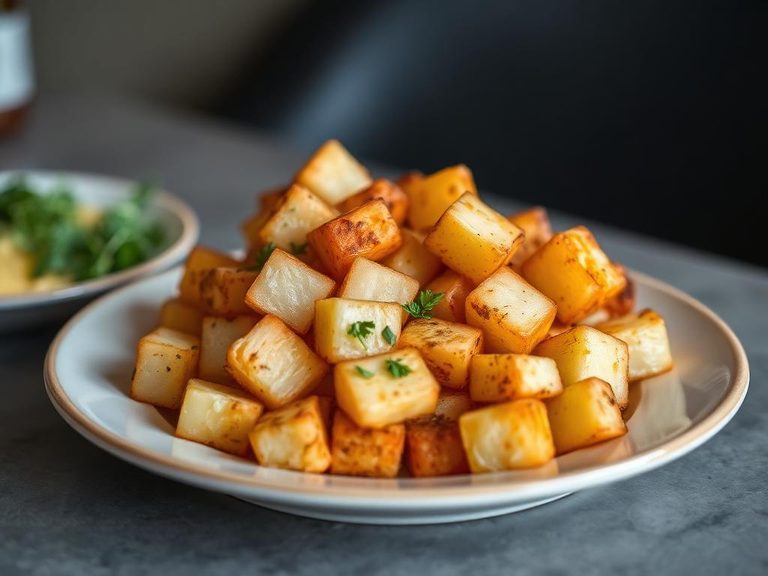 Celeriac fries or roasted cubes