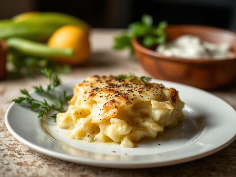 Celeriac gratin
