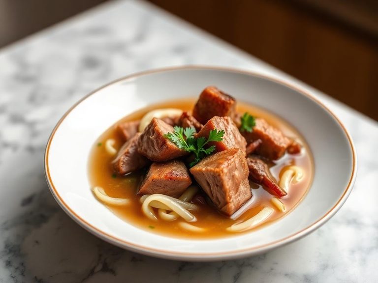 Celtuce and pork rib soup
