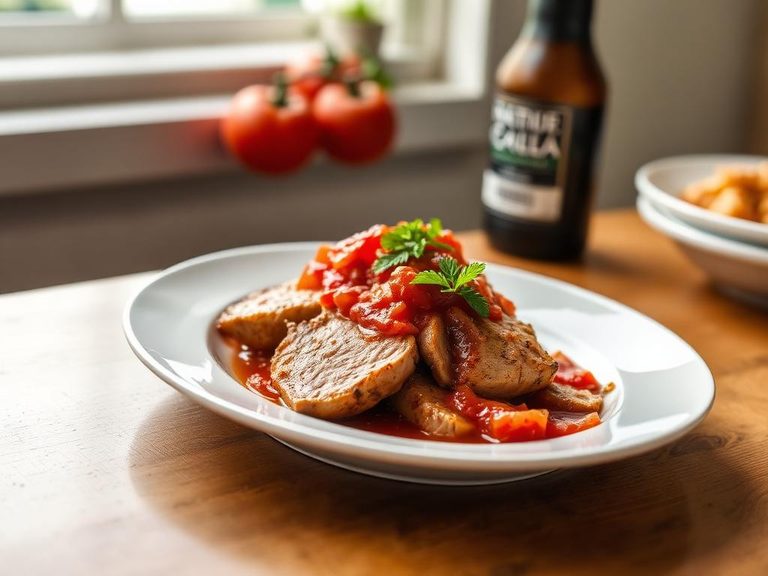 Cerdo en Salsa de Tomate