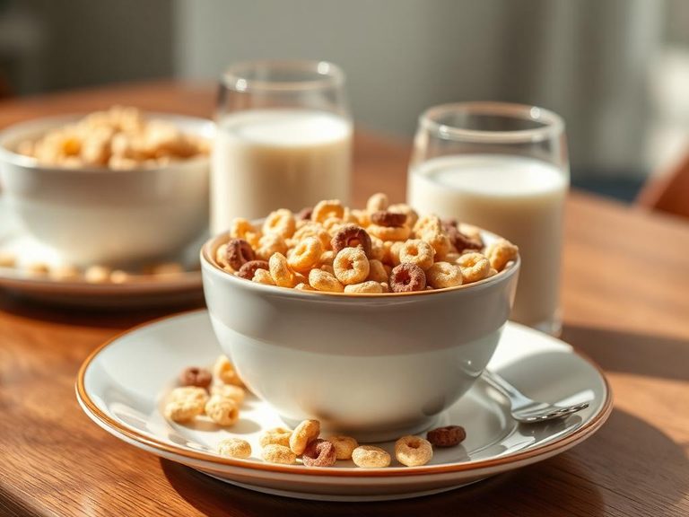 Cereal and milk