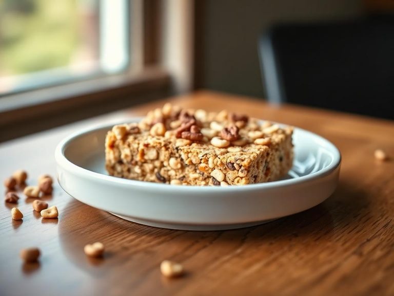 Cereal bar base (mixed with marshmallow or syrup)