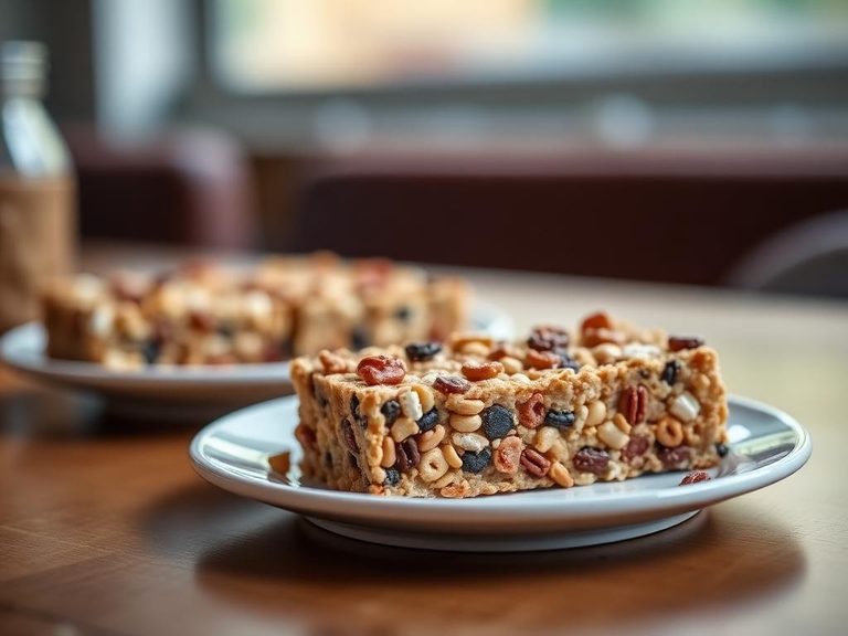 Cereal Bar (crushed and mixed with binder)