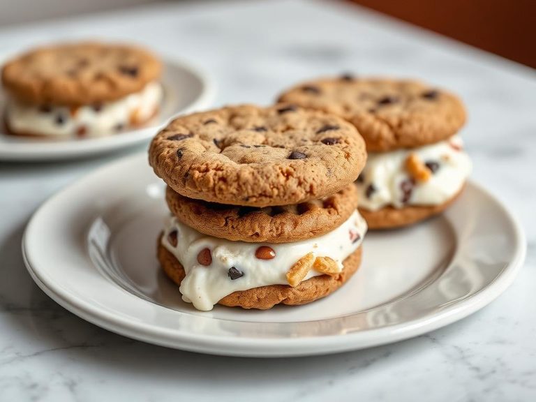 Cereal Cookie Ice Cream Sandwiches