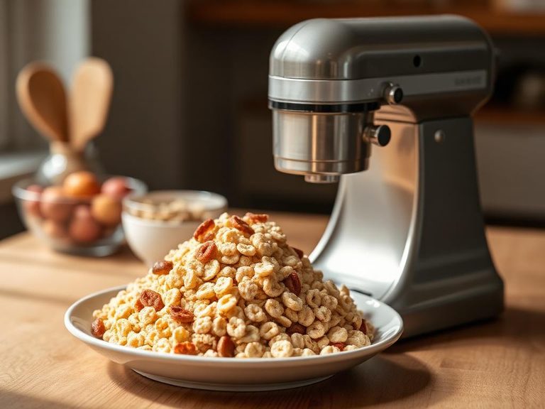 Cereal or oatmeal mixer