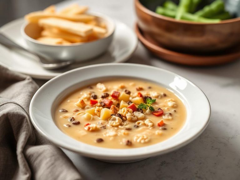Cereal-Thickened Soup