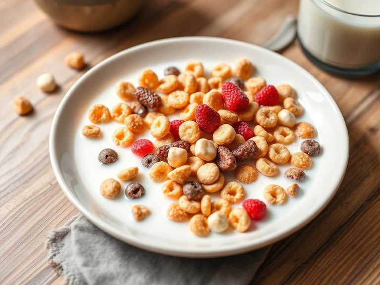 Cereal with cold milk
