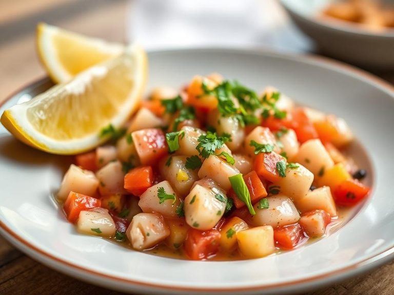 Ceviche de almejas