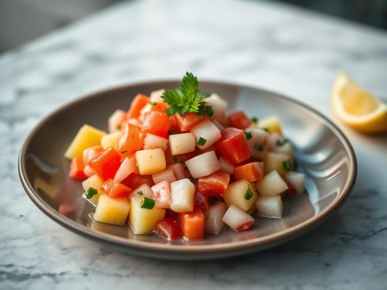 Ceviche with Hearts of Palm