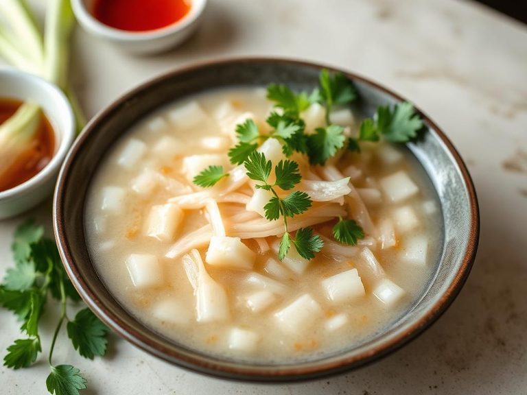 Cháo củ cải