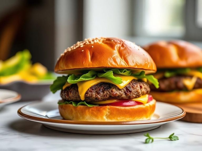 Challah Cheeseburger Buns