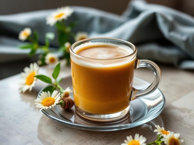 Chamomile Honey Latte