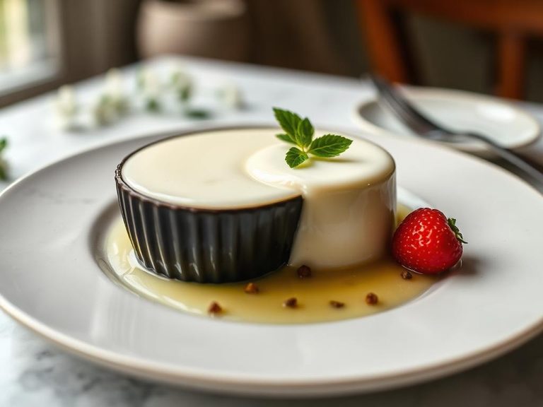 Chamomile Panna Cotta