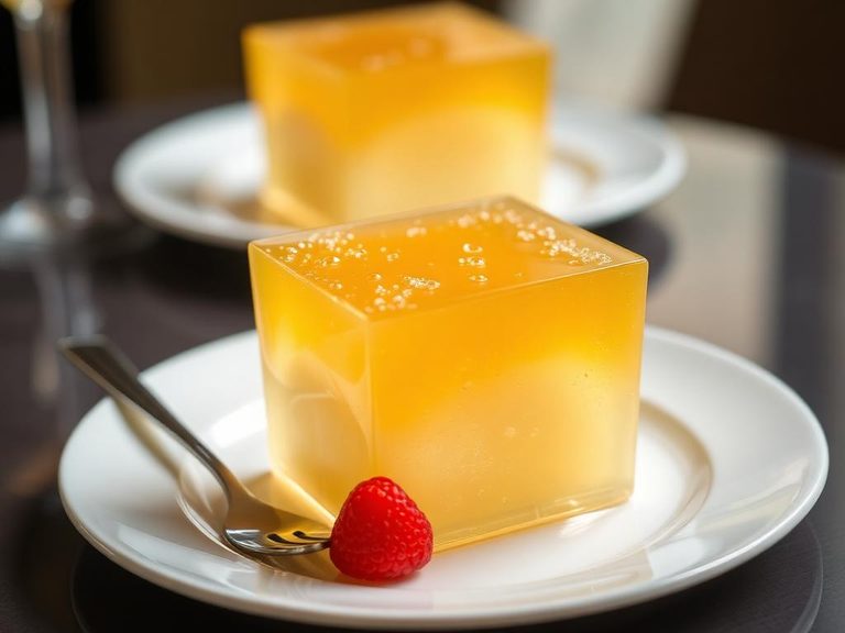 Champagne Gelatin Dessert