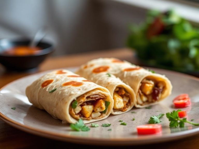 Chapati Roll with Paneer or Chicken