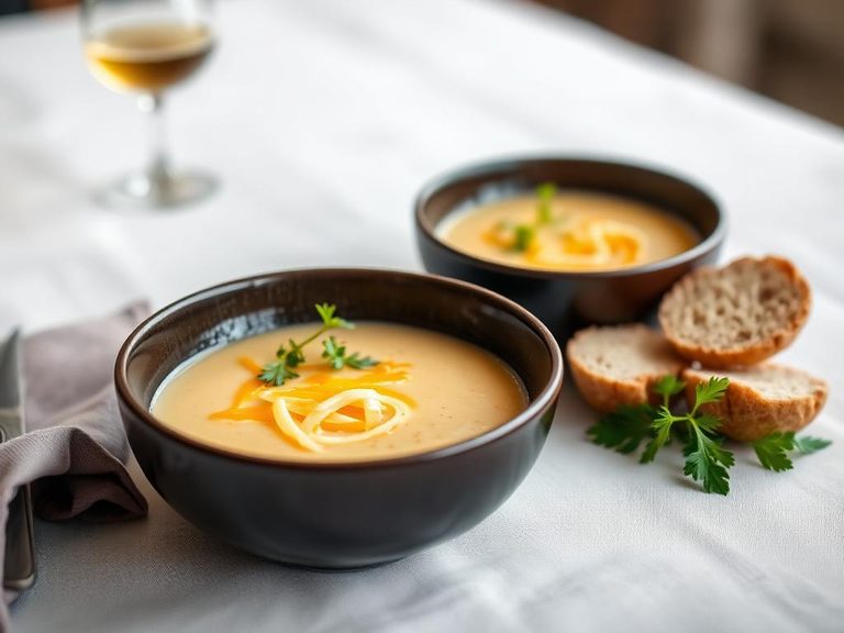 Cheddar and Ale Soup