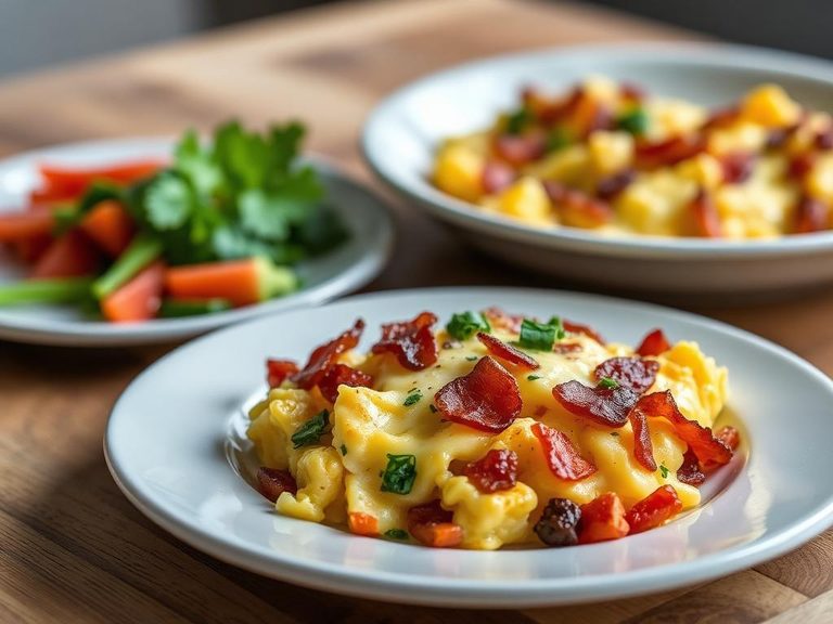 Cheese and Bacon Scramble