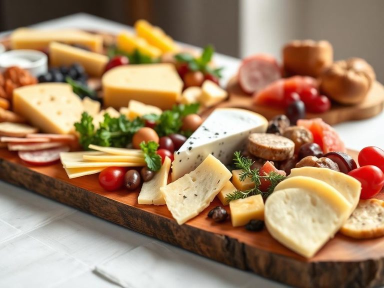 Cheese and charcuterie boards