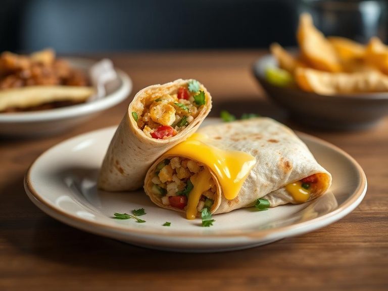 Cheese and Egg Burrito