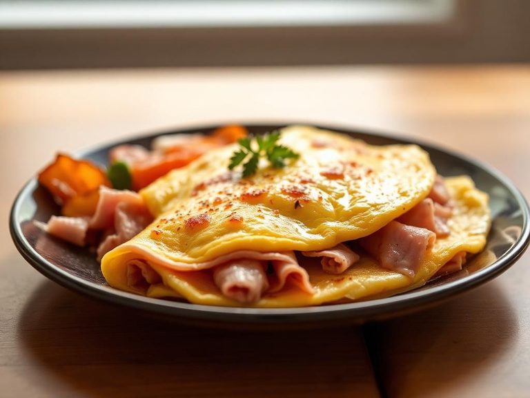 Cheese and Ham Omelette