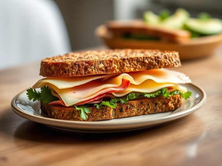 Cheese and Ham Sandwich