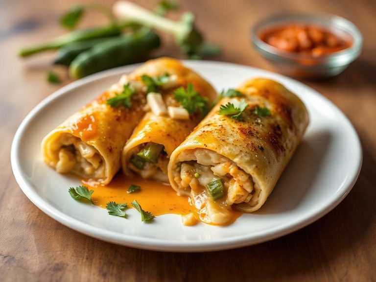 Cheese and Poblano Chimichanga