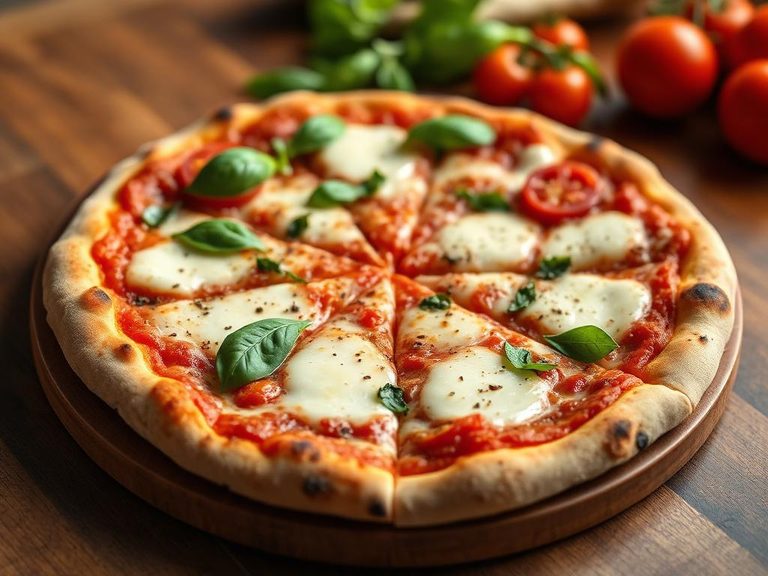 Cheese and Tomato Pizza