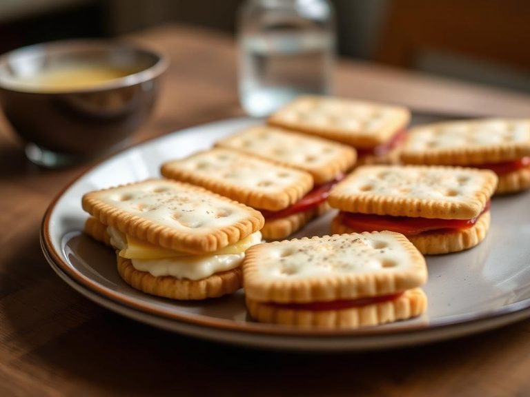 Cheese Cracker Sandwiches