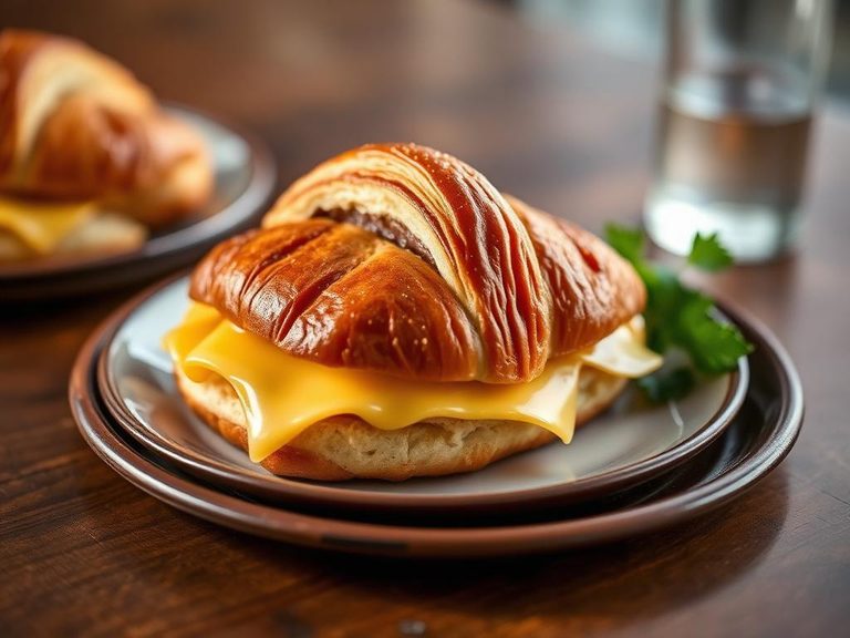 Cheese Croissant Sandwich