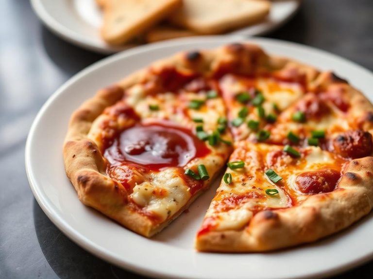 Cheese Pizza with Dipping Sauce
