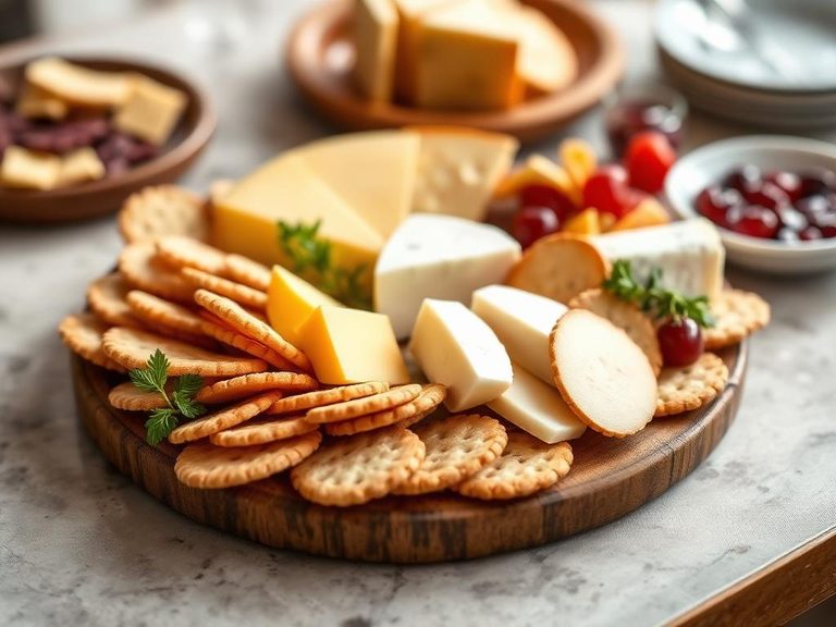 Cheese Platter with Crackers