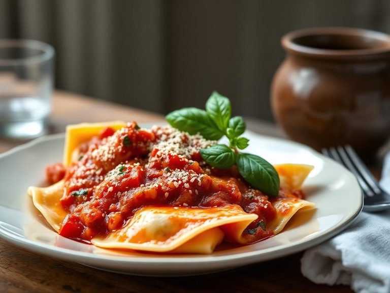 Cheese Ravioli in Marinara