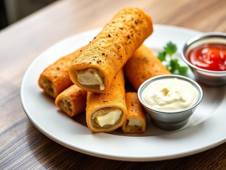 Cheese-stuffed breadsticks