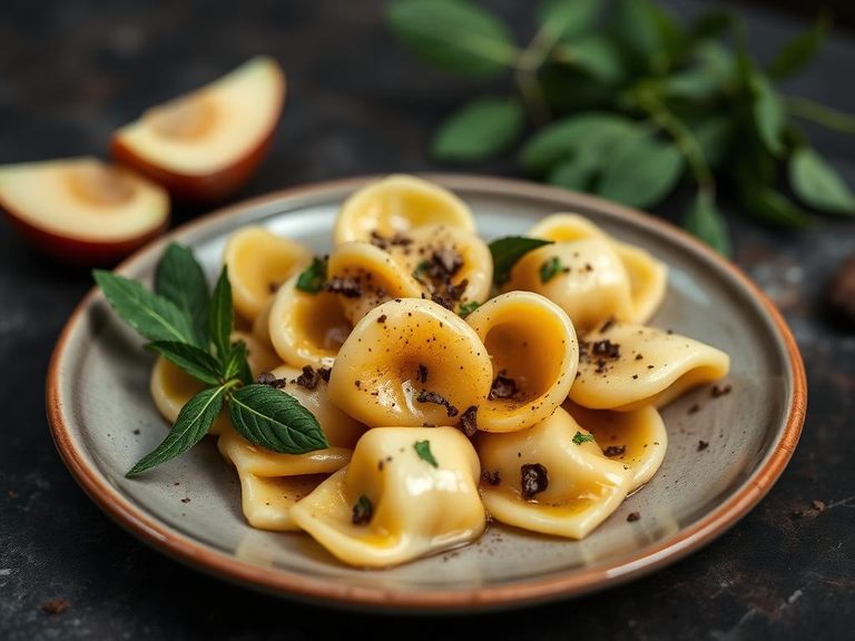 Cheese Tortellini with Sage Brown Butter