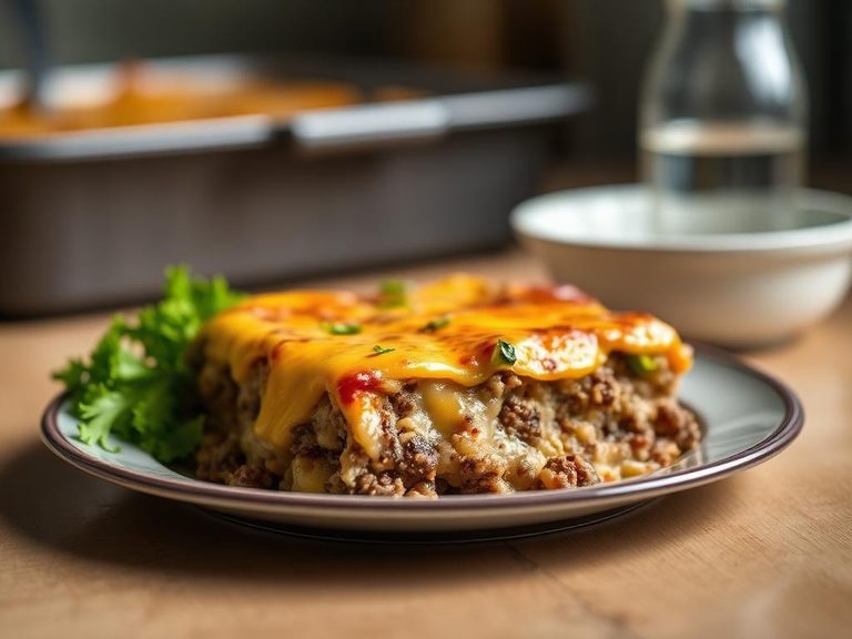 Cheeseburger Casserole