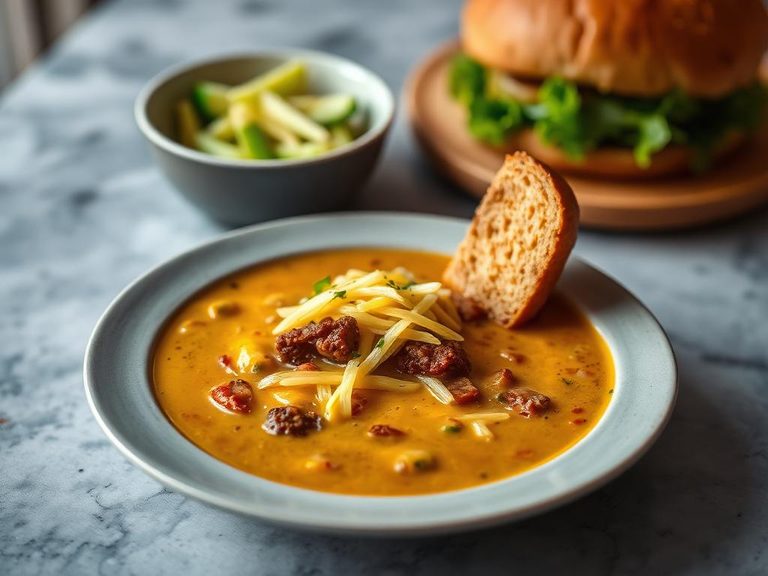 Cheeseburger Soup