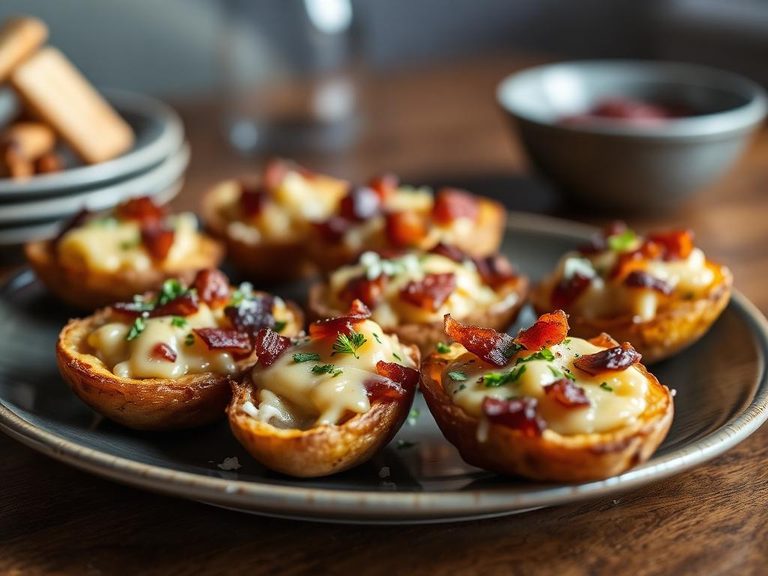 Cheesy Bacon Potato Skins