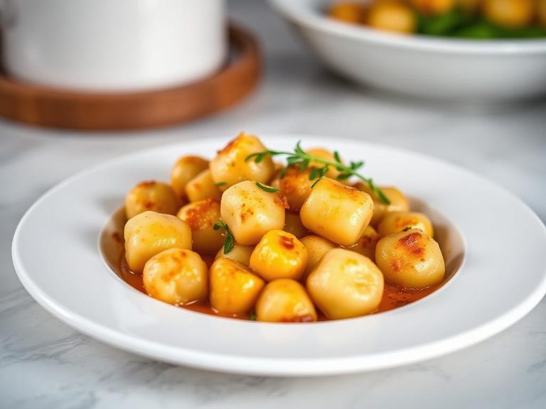 Cheesy Baked Gnocchi