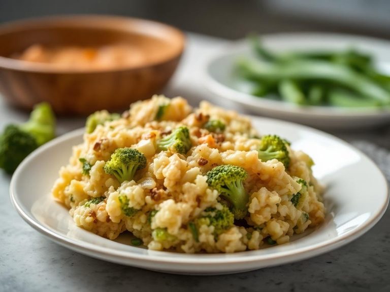 Cheesy Broccoli Rice Casserole