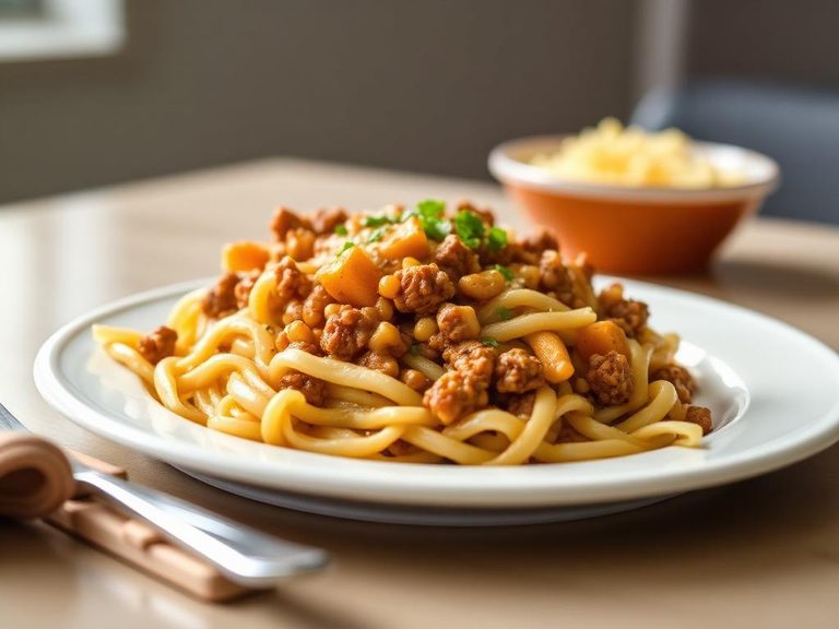 Cheesy Hamburger Helper