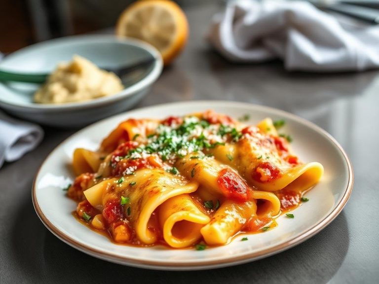 Cheesy Ravioli Bake