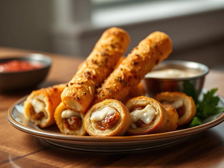 Cheesy Stuffed Breadsticks
