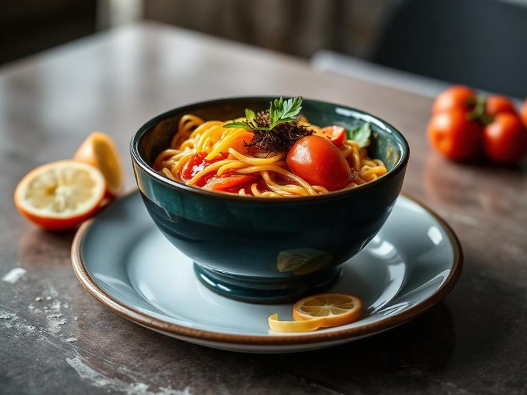Cheesy Tomato Ramen