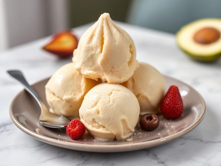 Cherimoya ice cream