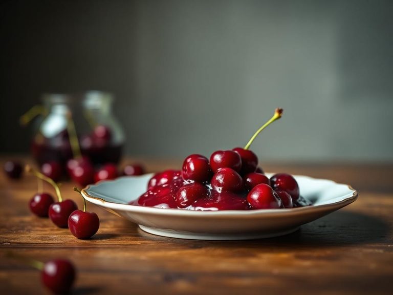 Cherry compote or sauce