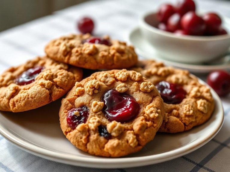 Cherry Crisp Cookies