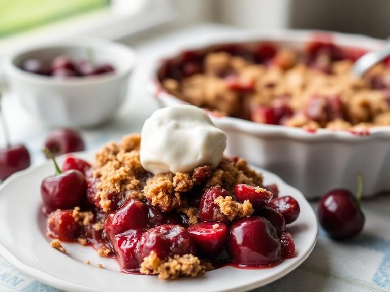 Cherry Crumble or Crisp