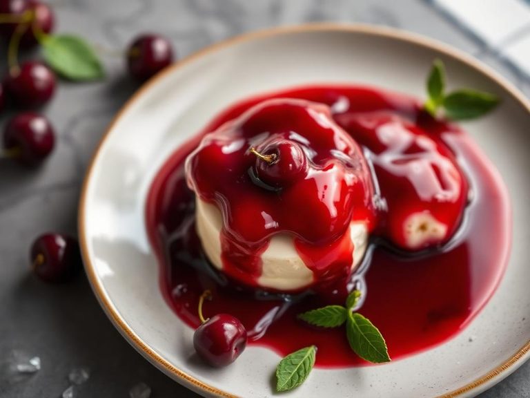 Cherry Sauce for Cheesecake or Ice Cream