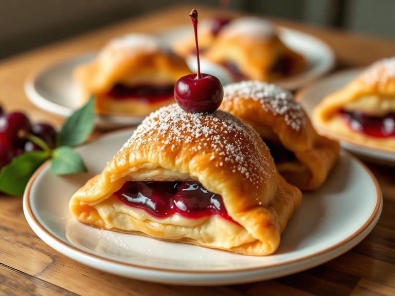 Cherry Strudel Turnovers