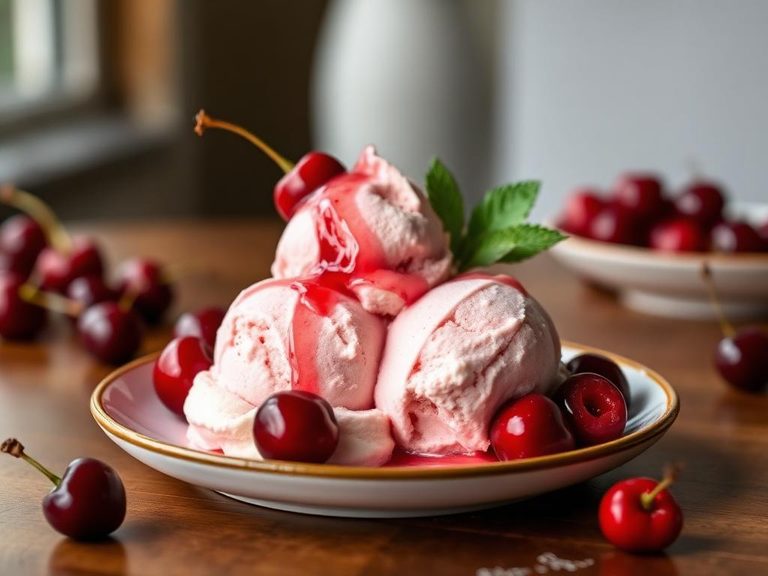 Cherry Vanilla Ice Cream